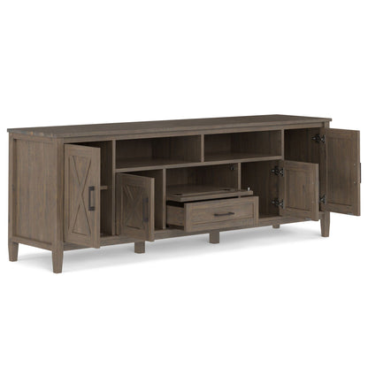 Ela - TV Media Stand - Smoky Brown
