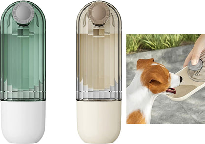Dog Water Bottle Food Dispenser Leak Proof For Walking Hiking Travel Outdoor Walking Outdoor Walking Go Out Use