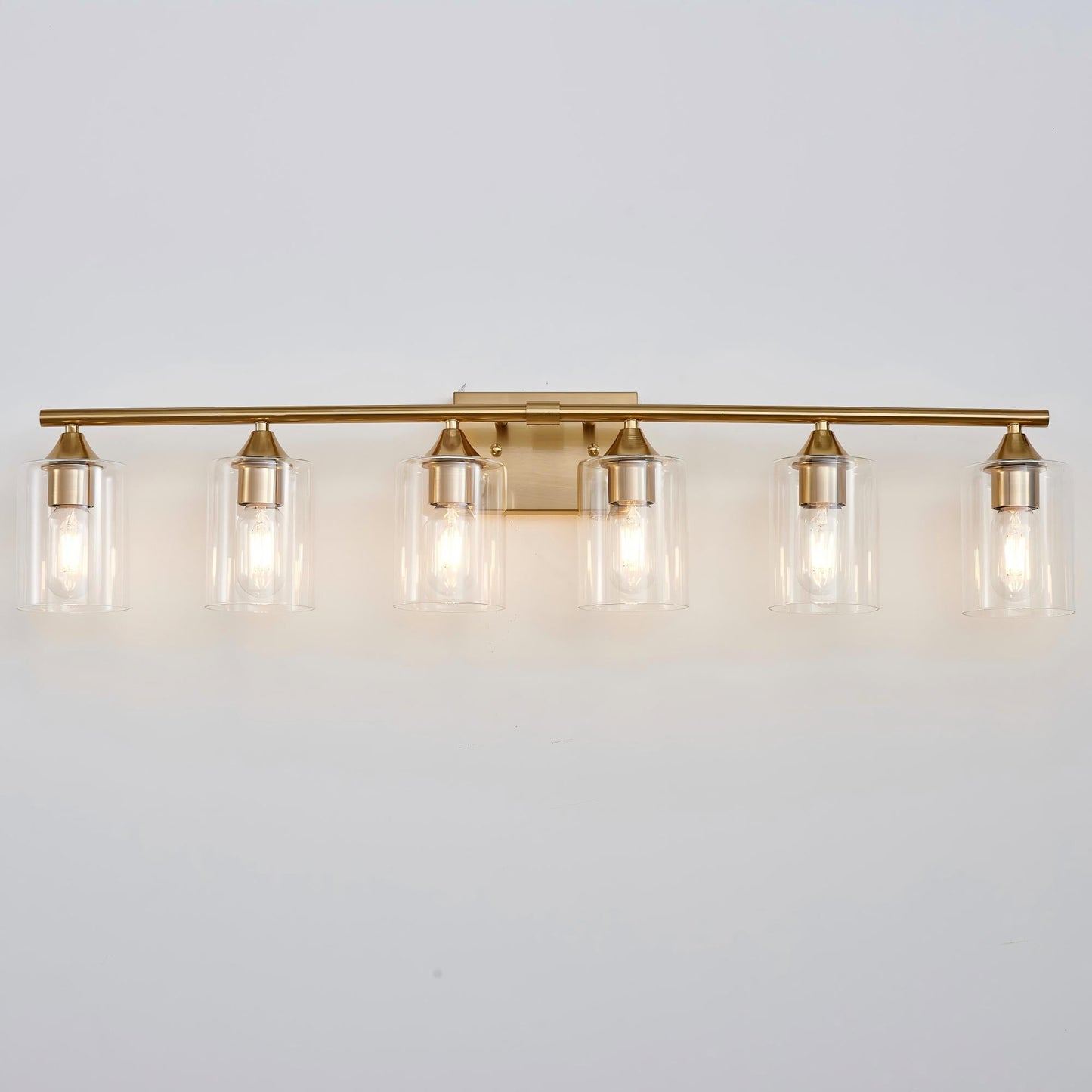 6-Light Brushed Bathroom Lighting