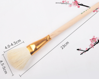 Painting Pen Soft Wool Brush for Watercolor & Oil Tracing on Ceramic Surfaces