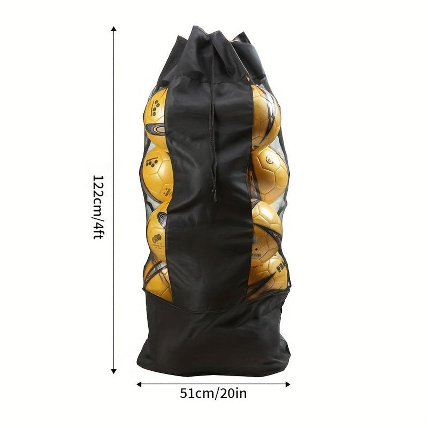 Large-capacity Breathable Mesh Drawstring Backpack