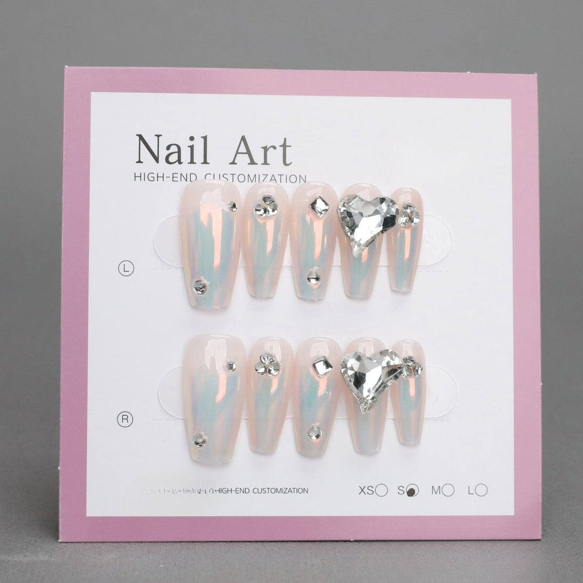 White Nail Wear Nail Art Reusable Press on Nails False Nails
