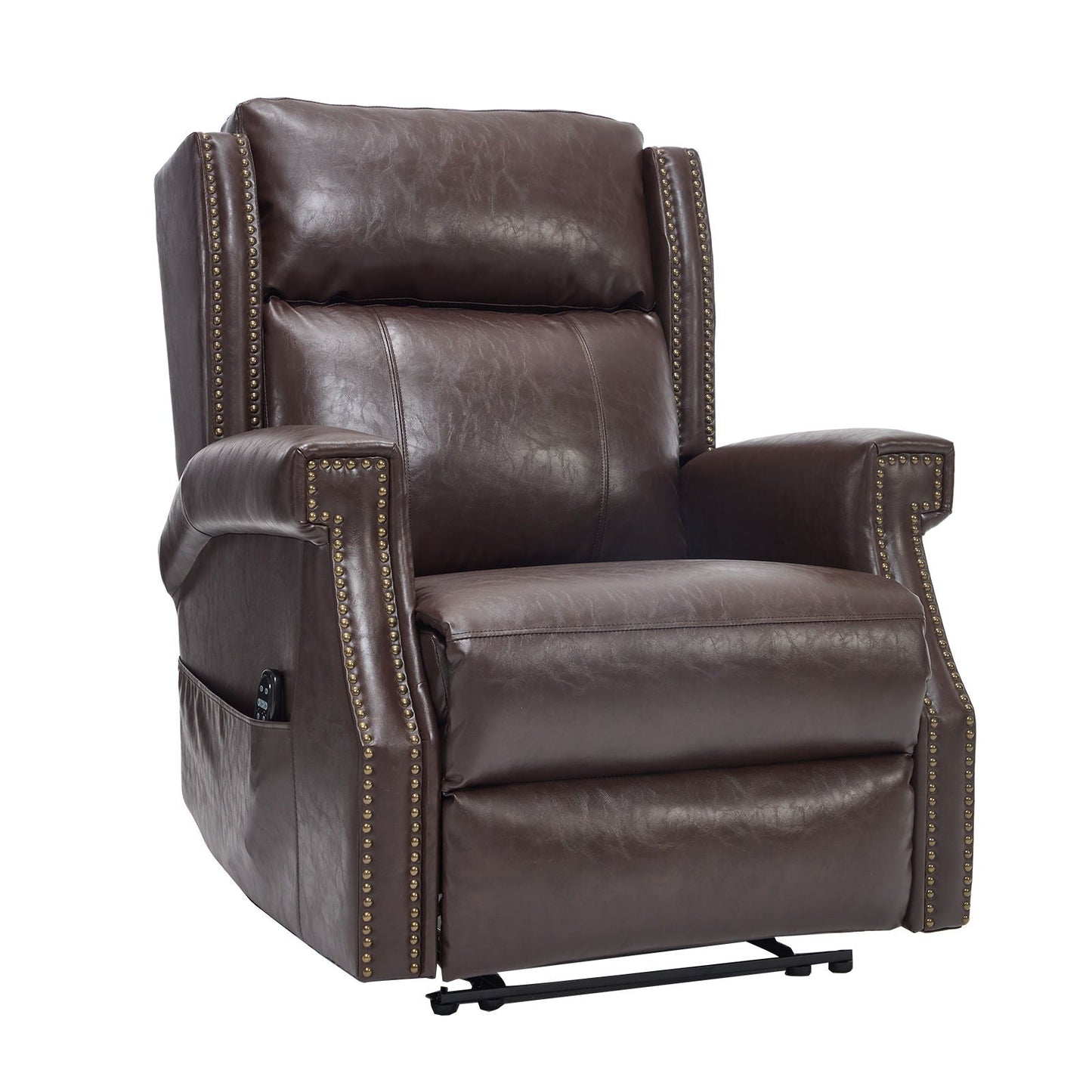 Manual Recliner Chair  With Heavy Duty Motion Mechanism, 8 Vibrating Nodes And 3 Massage Modes For Living Room