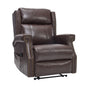 Manual Recliner Chair  With Heavy Duty Motion Mechanism, 8 Vibrating Nodes And 3 Massage Modes For Living Room