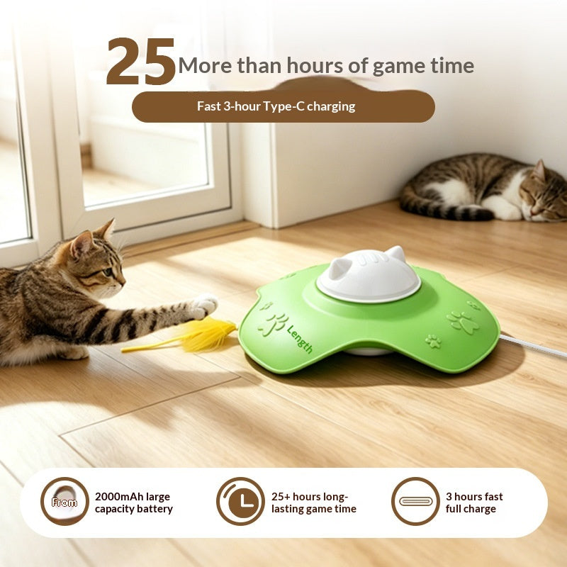 Intelligent Interactive Feathery Cat Toy