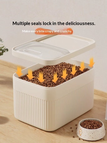 Cat Food Storage Sealed Pet Snacks Freeze-dried Storage Box