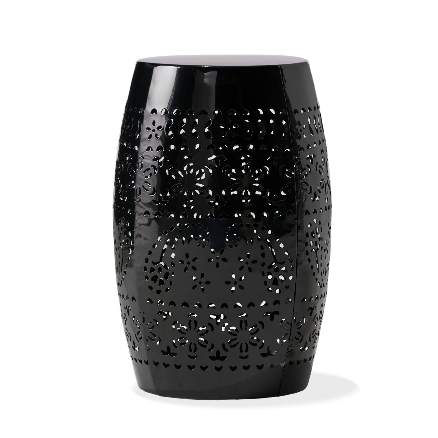RUBY Side Table — Lace Cut Metal End Table for Outdoor & Indoor Use