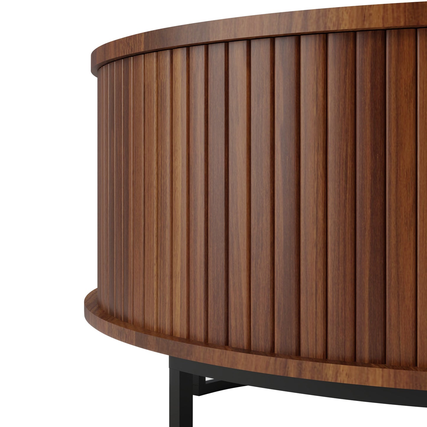 31.5" Round Coffee Table with Storage