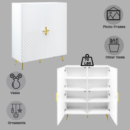 Gaines - High Gloss Accent Cabinet