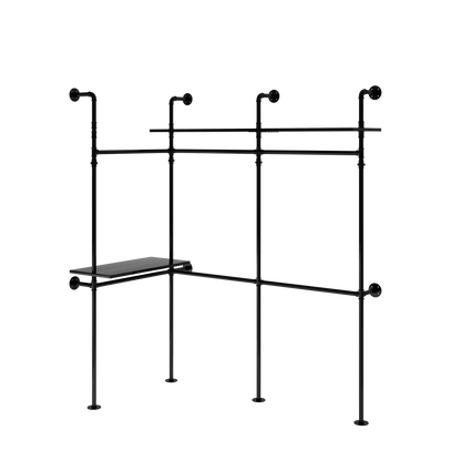 Industrial Pipe Clothing Rack