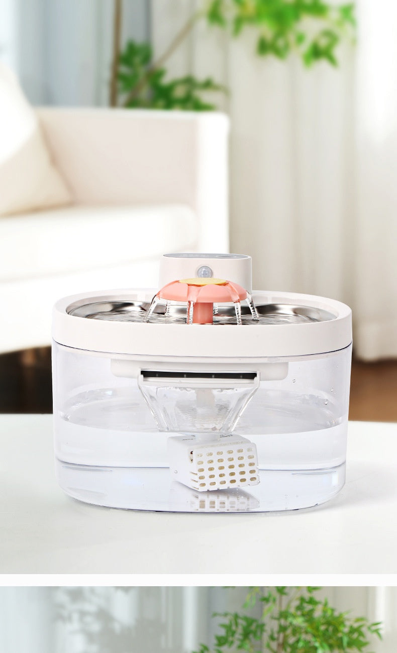 Smart Circulating Filtered Pet Water Fountain