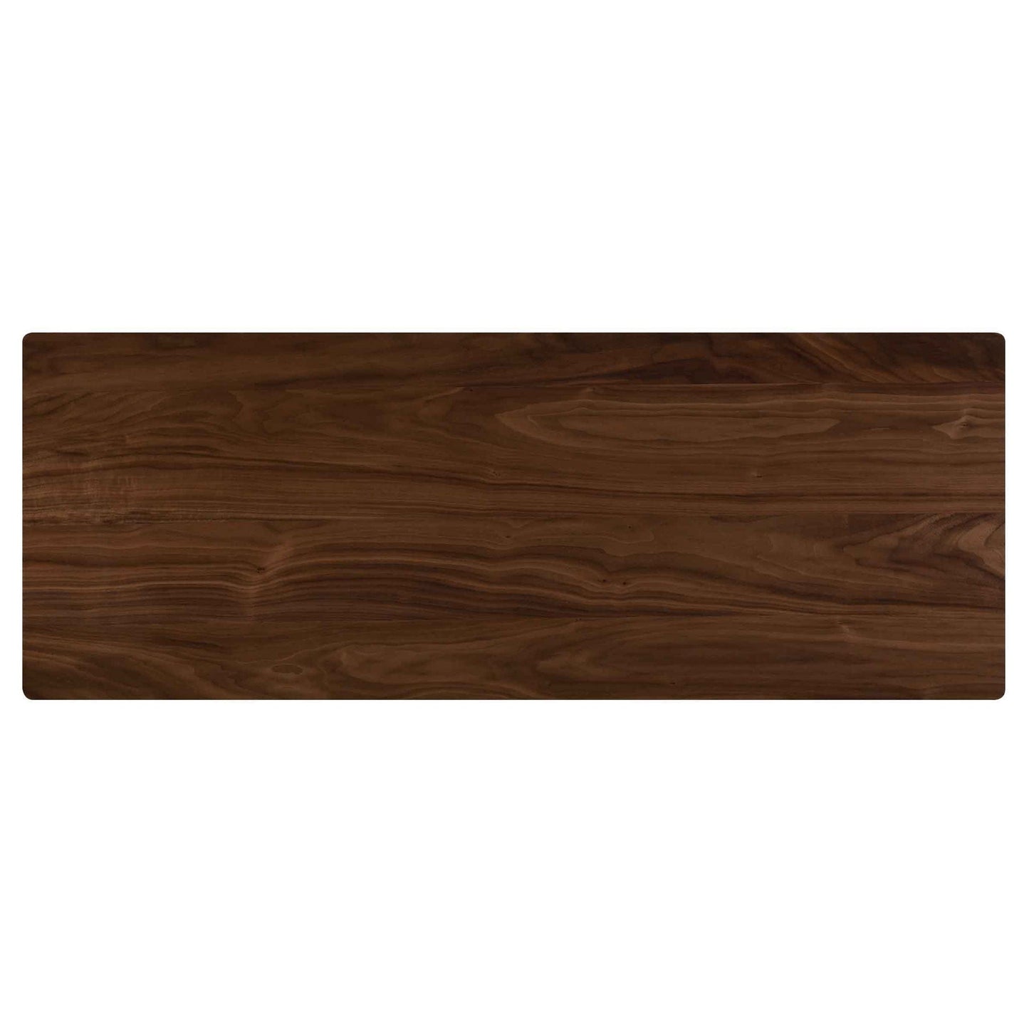 Rectangular Bar Table With Tapered Legs - Walnut