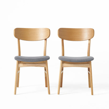 Dining Chairs With Cushioned Seat (Set of 2)
