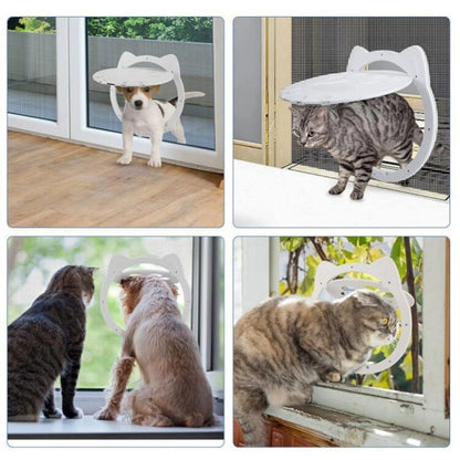 Directional Pet Door With 4-Way Lock