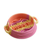 Cross-border Dog Bowl, Double-ear Handle Silicone Slow Food Bowl, Dog Pet Small Dog Slow Food Mat, Anti-choking Slow Food Bowl