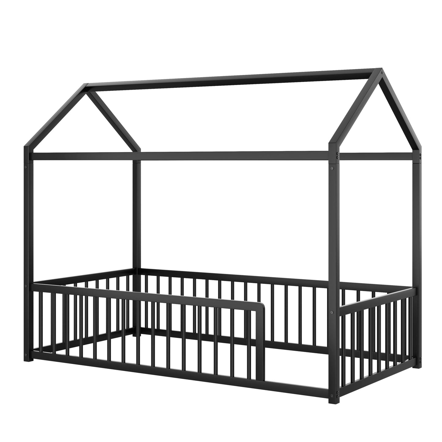 Montessori Floor Bed Frame With House Shape