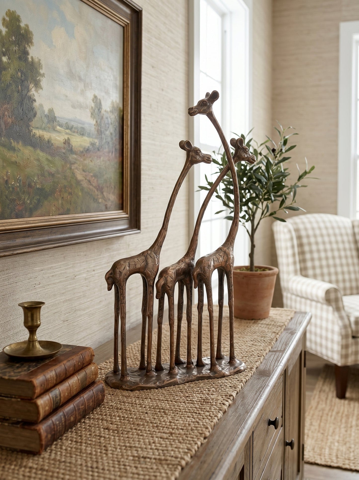 Giraffe Sculpture - Animal Statue Decor