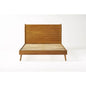 Okioki Mid-Century Wood Bed