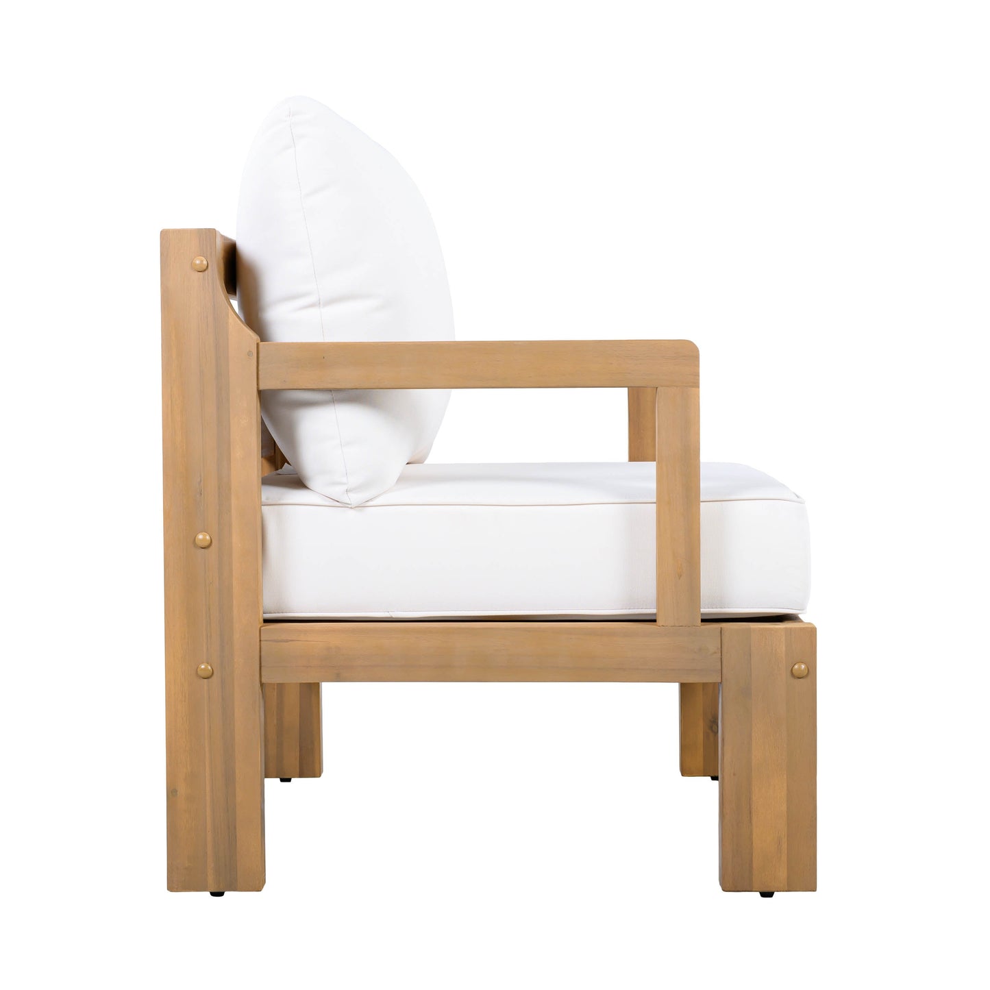 Outdoor Acacia Patio Chair (Set of 2)