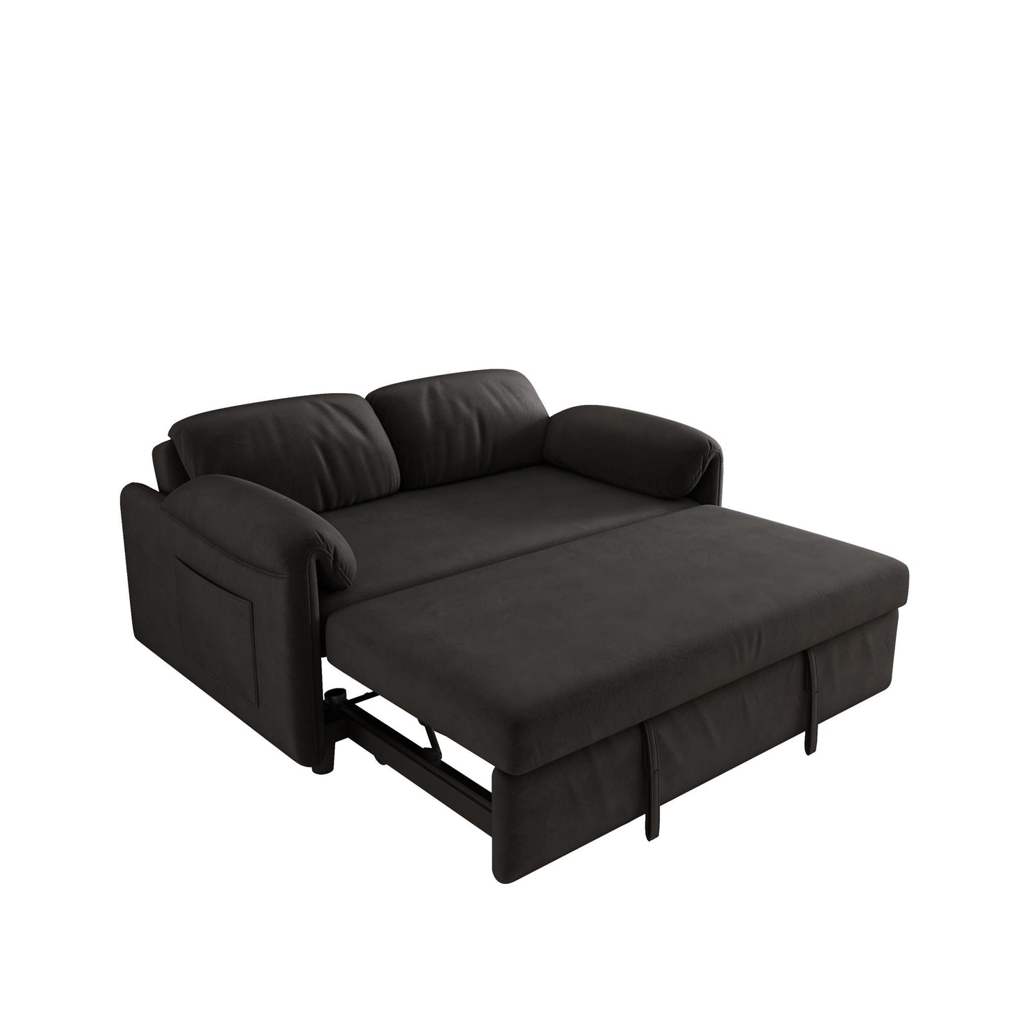 Sofa, Dual Purpose Lounge With Retractable Queen Size Bed