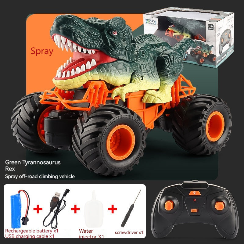 Children's Toy Dinosaur Remote Control Off-road Vehicle Tyrannosaurus Triceratops Rock Crawler