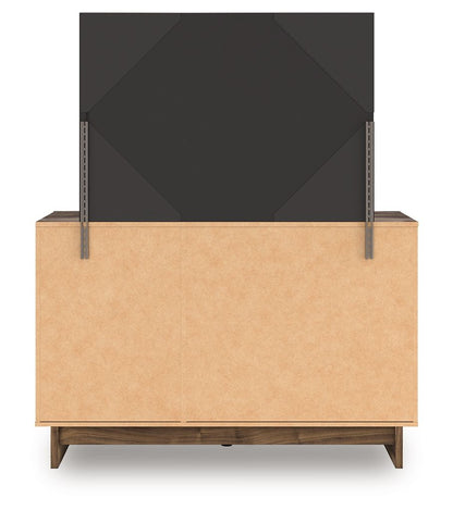 Chirason - Dresser And Mirror - Brown