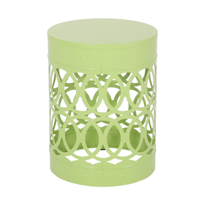 Outdoor Metal Side Table Set of 2