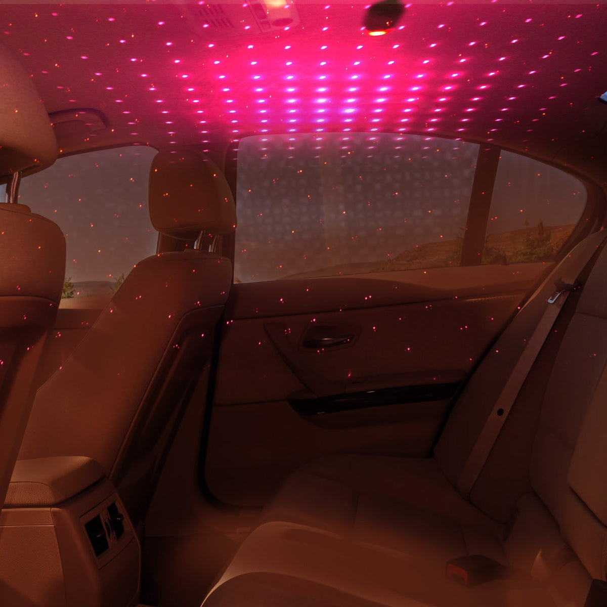Car Star Projector Night Light Auto Roof Lights Romantic Flexible USB Night Lamp Fit All Cars Ceiling Decoration Light Interior Ambient Atmosphere Lig