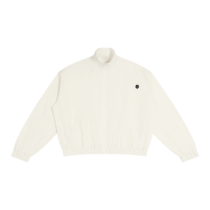 Loki & Ivy Unisex Striped Full-Zip Track Jacket