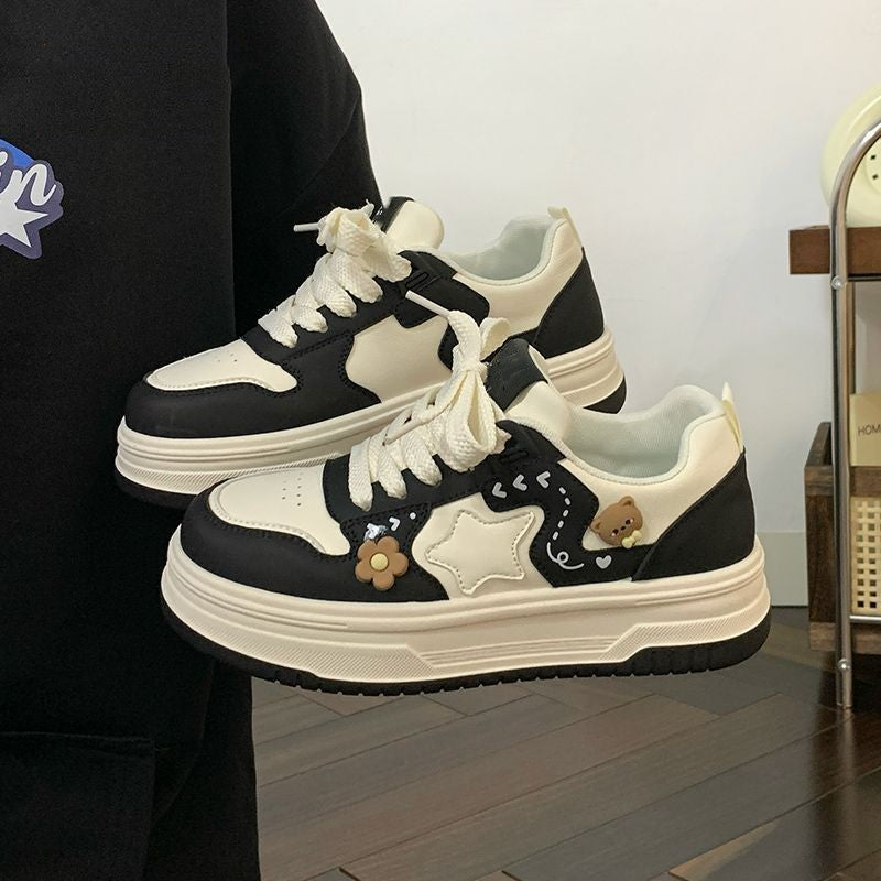 Cute Star-patterned Versatile Casual Sneakers For Women