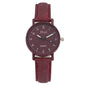 Retro Dial With Numeral Markings, Leather Strap And A Fresh Minimalist Style For Women
