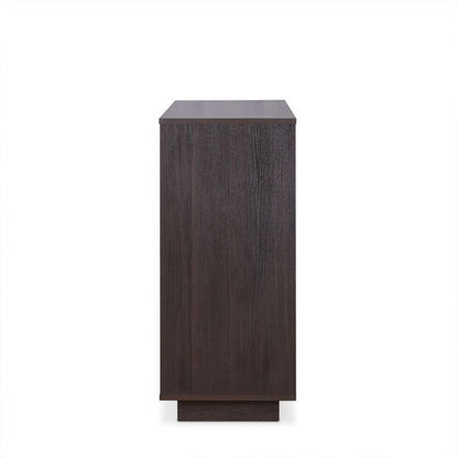 Hazen - 35" Wine Cabinet - Espresso