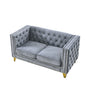 Upholstered Couch Sofa With Button Tufting For Living Room