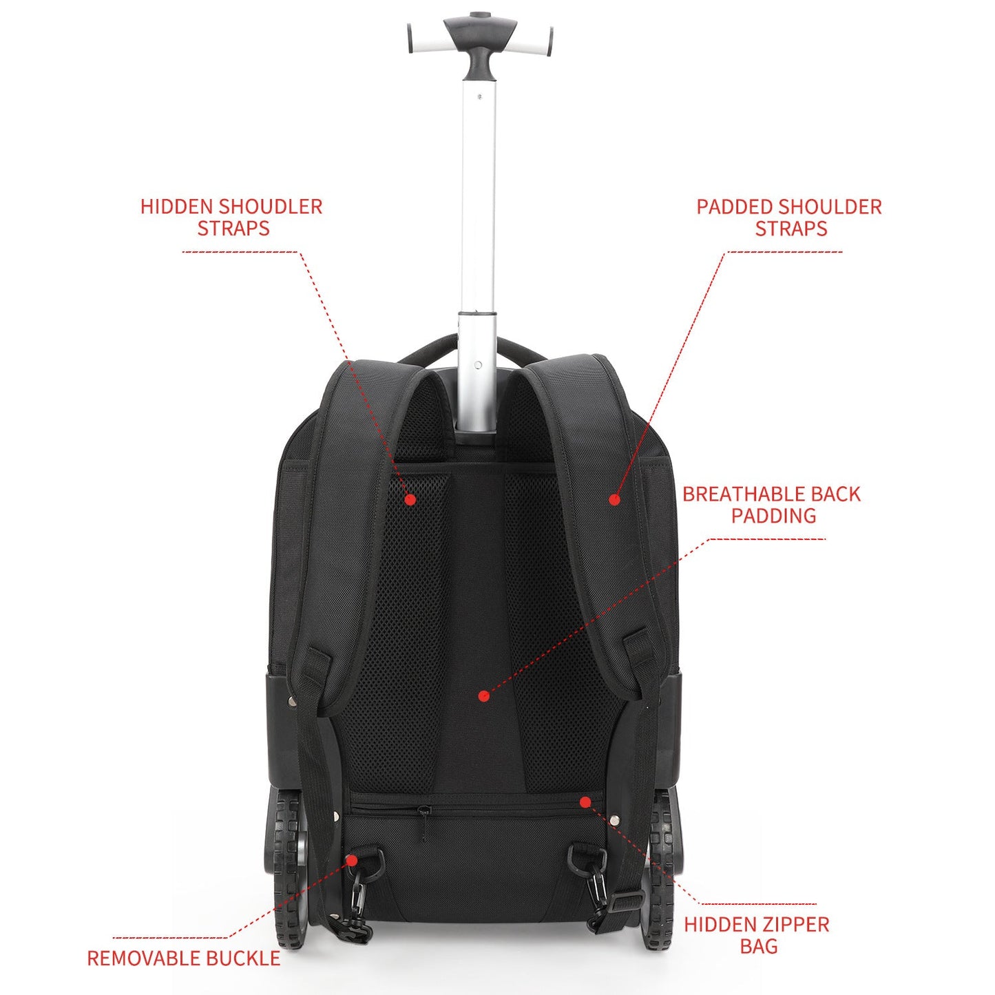Large-capacity 18-inch Load-reducing Trolley Bag