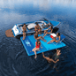 WOW Watersports 10'x8'x6" Drop Stitch Vacation Station Dock w Handles