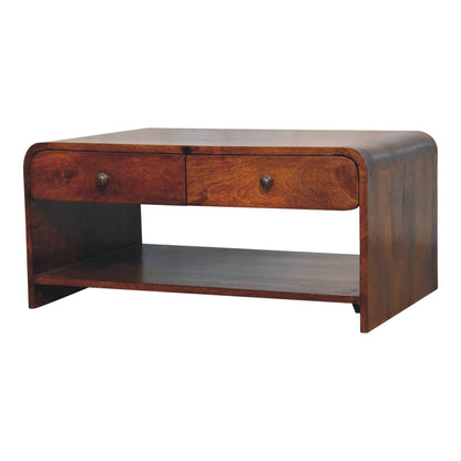 Aspen - Slim Coffee Table - Dark Brown