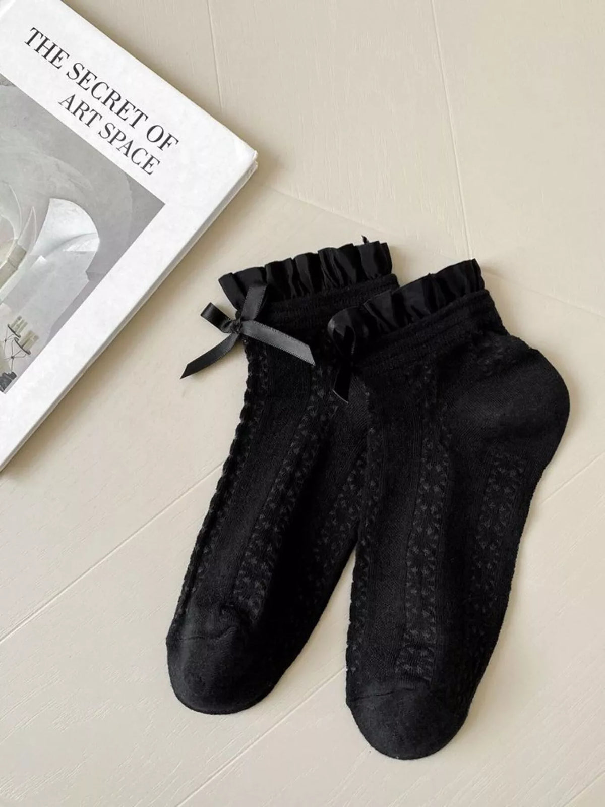 Lace Bow Socks