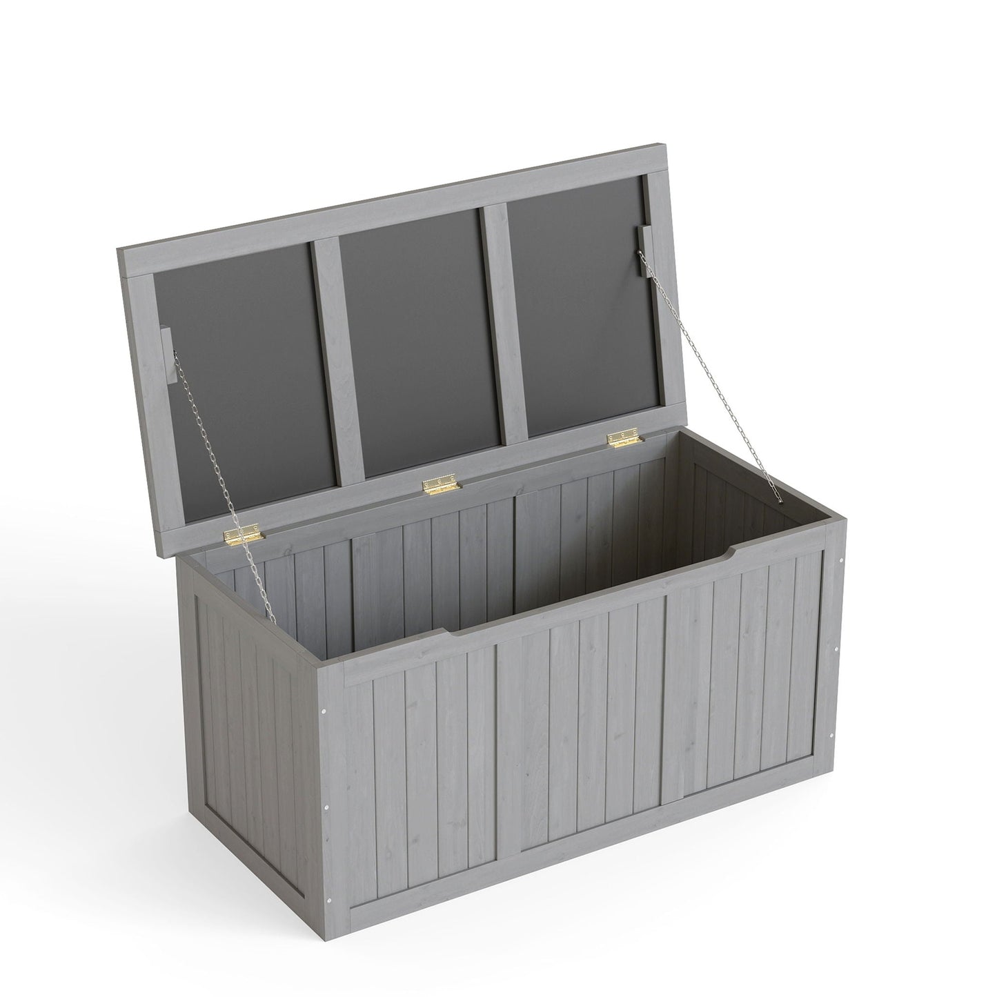 Outdoor Deck Box, Storage With Seat & Table Top