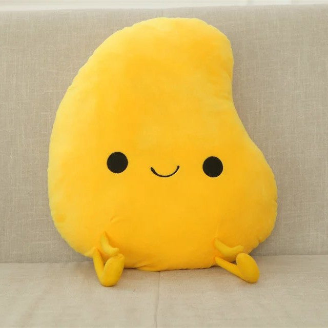 New Product Cute Plush Pillow Cushion Peach Fruit Doll Mango Plush Doll