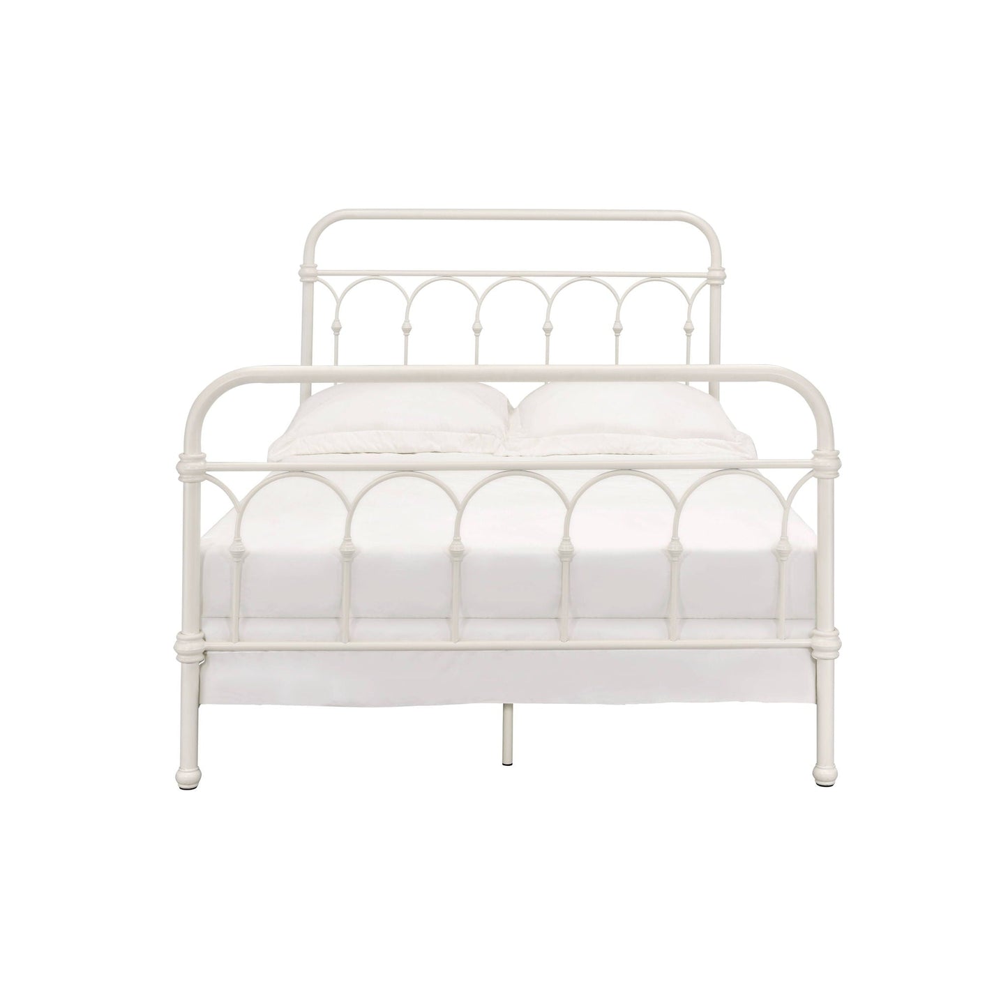 Citron Full Bed - Elegant Metal Panel Design