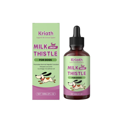 Kriath Dog Milk Thistle Extract Nutrient Solution Gentle Ingredients Daily Nourishing Pet Body Care Solution