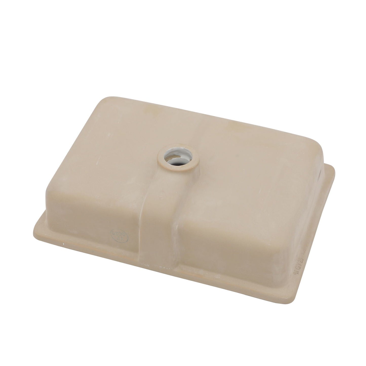Modern Ceramic Rectangular Undermount Bathroom Sink With Overflow