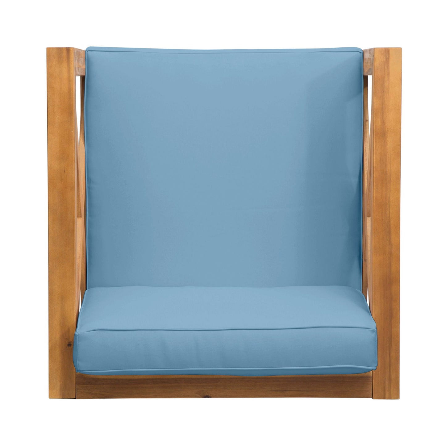 Brava Mid-Century Modern Club Chair with Water Resistant Cushions