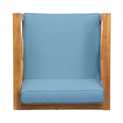 Brava Mid-Century Modern Club Chair with Water Resistant Cushions