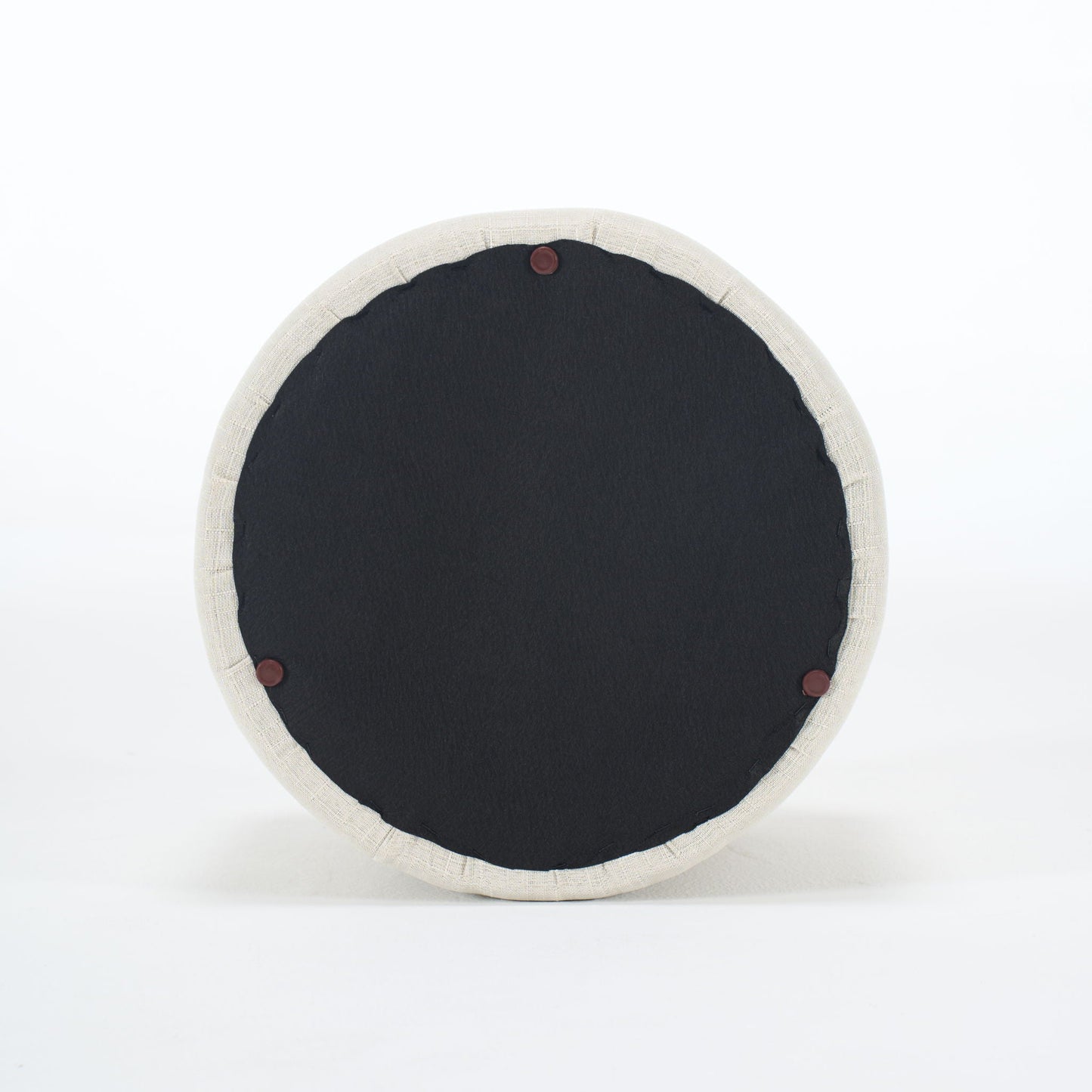 Nesting Ottomans, Round Coffee Table & Bench With Tray (Set of 2)