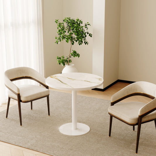 31.5" Round Modern Tulip Dining Table