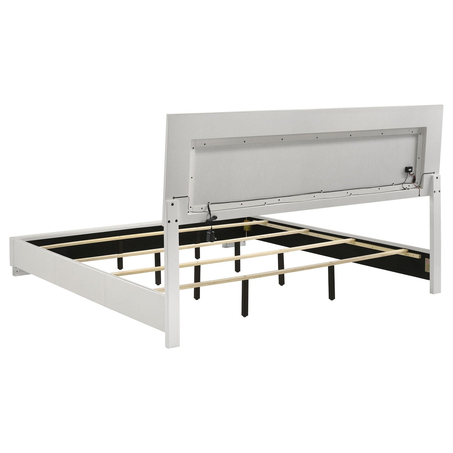 Felicity 4-piece California King Bedroom Set White Gloss