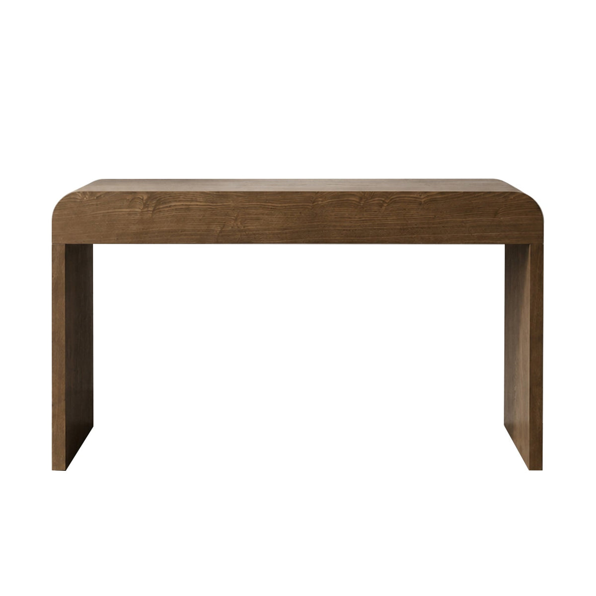 Dark Table with 3-Drawer Storage
