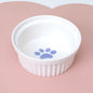 Cat Bowl Ceramic Double Bowl Water Bowl Tall Diagonal Pet Bowl supplies