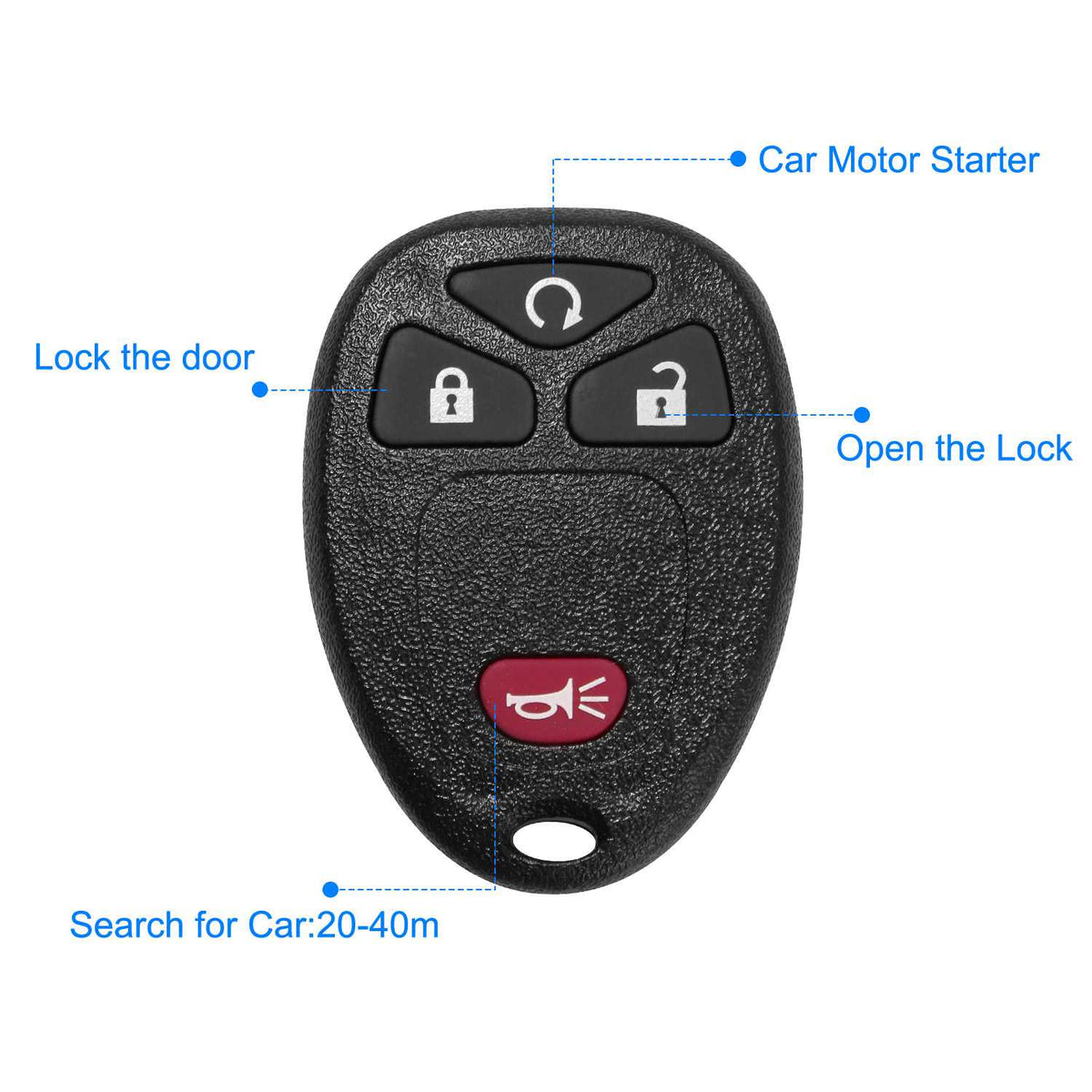 2 Keyless Fob Cases for OUC60270 – Button Pad Only